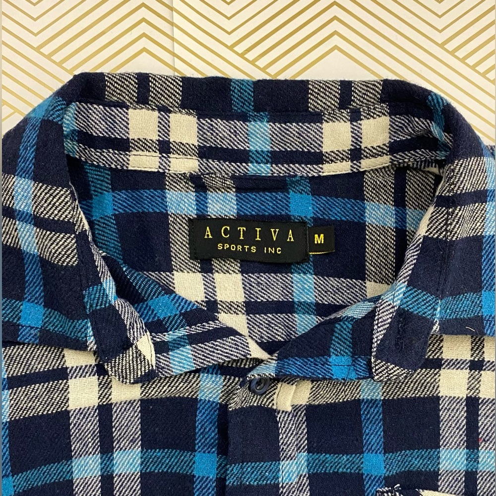 ACTIVA Sports Inc men’s long sleeve flannel - Picture 3 of 8